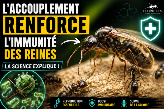 Boost immunitaire des reines de fourmis