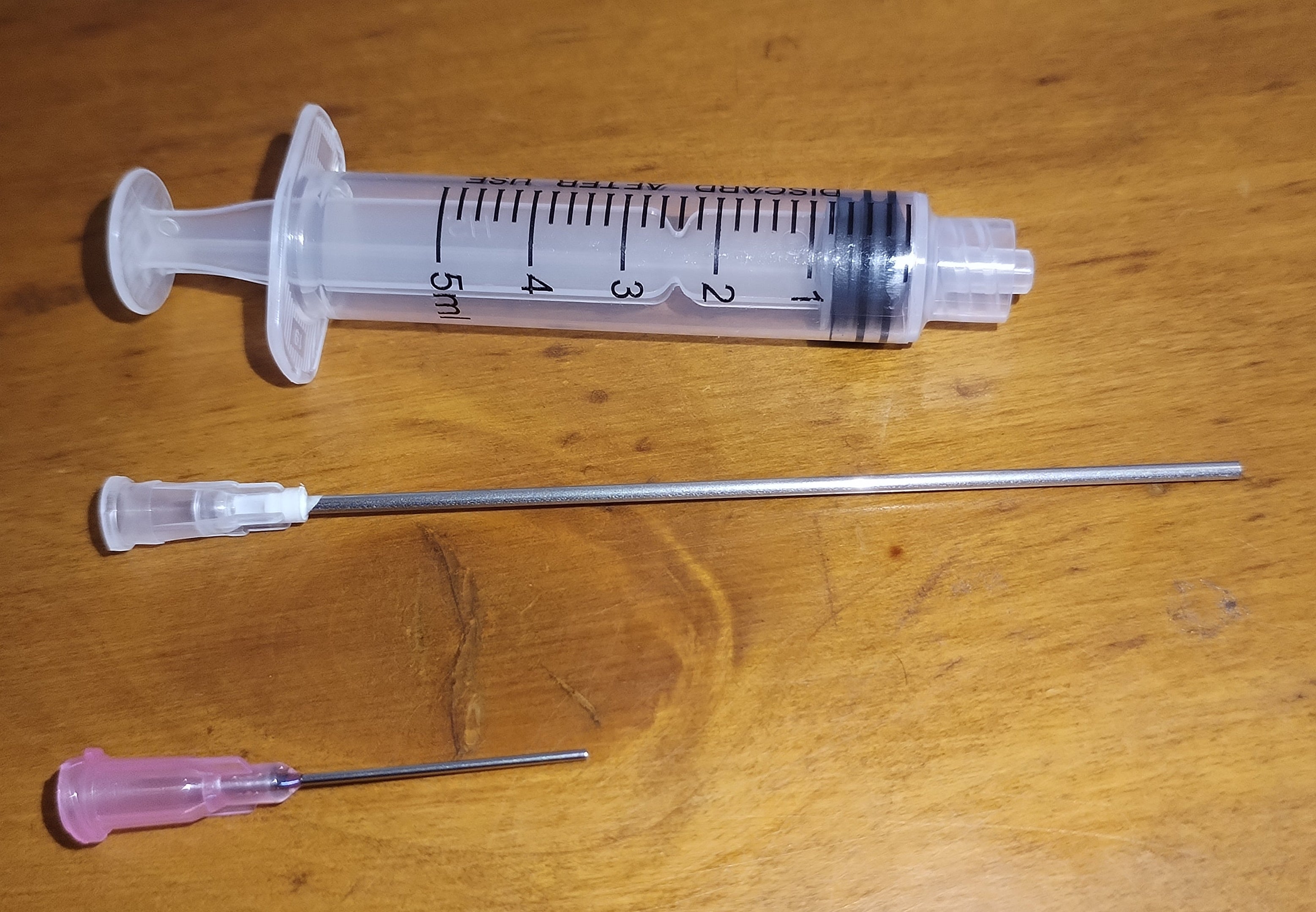 Seringue avec Aiguilles Anti-Piqûre